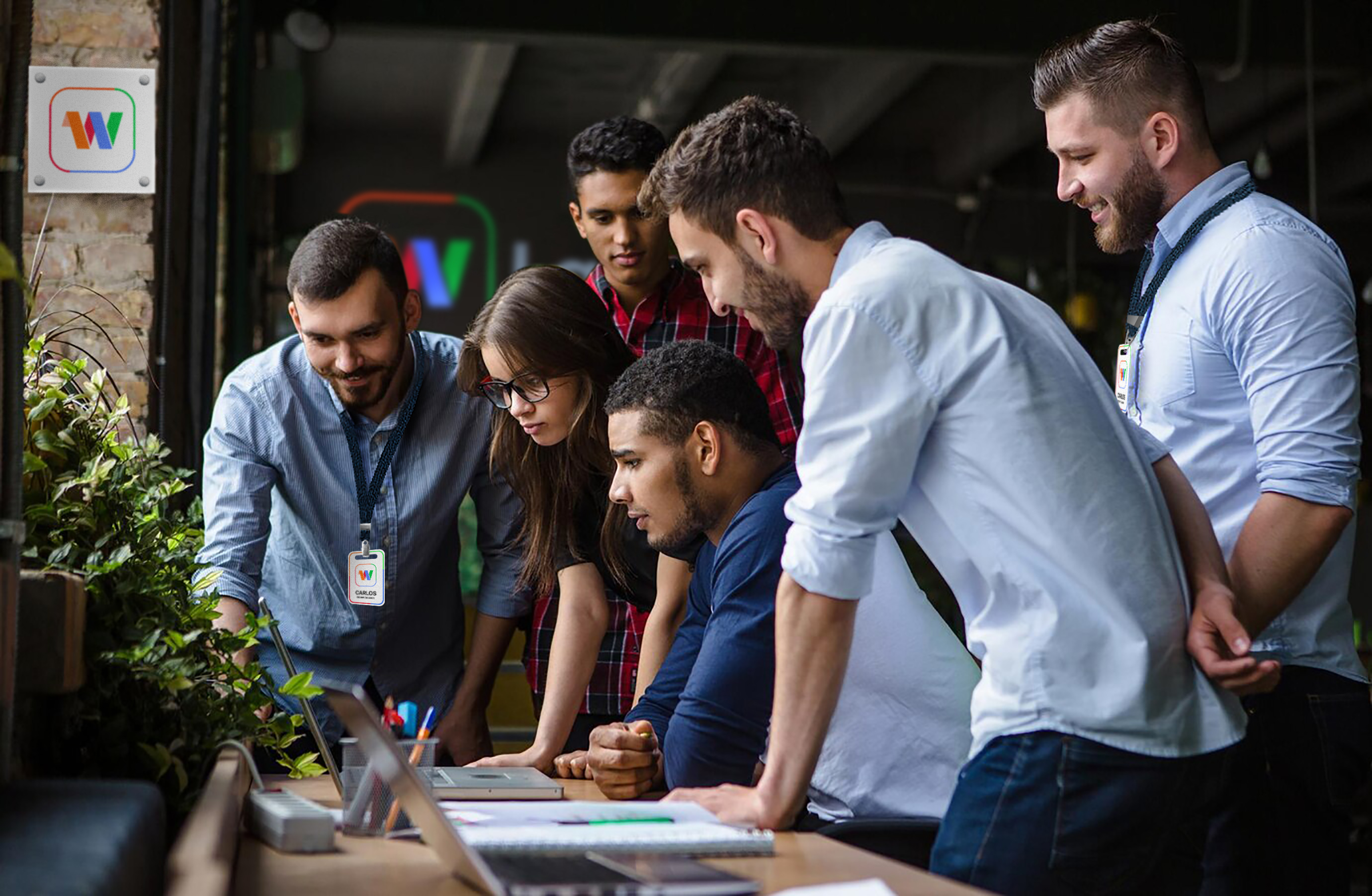 Equipe WLabs trabalhando